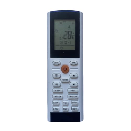 Image of Upix AC Remote No. 193 (No Backlight), Compatible /Replacement for Onida AC Remote Control (Exactly Same Remote Will Only Work)