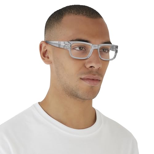 Image of Persol mens Po3324v Square Prescription Eyewear Frames