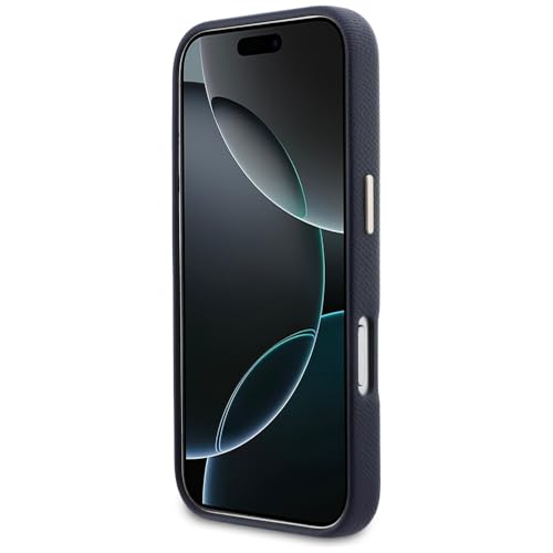 Coque iPhone 17 Pro Max Guess Bleu Résine Logo originale de CG Mobile