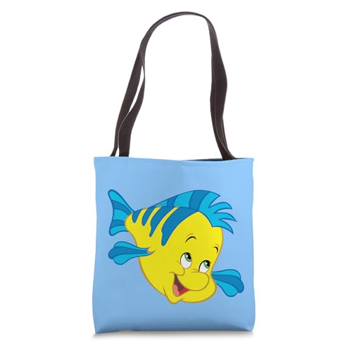 Disney The Little Mermaid Flounder Sidekick Big Face Costume Tote Bag