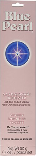 Blue Pearl Classic Fragrance Incense, Sandalwood Blossom, 20 Gram
