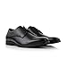 Ferro Aldo Alvin Men's Classic Plain Toe Derby | Formal Business Oxford Dress Shoe for Weddings & Office | MFA19696 | in Black, Size 10