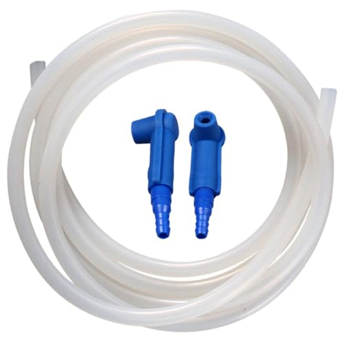 Sosoport Manguera de Purga de Frenos de 12 M Herramienta para Cambio de Líquido de Frenos Manguera de Repuesto Conector para Purga de Aceite Uso Automotriz y Mantenimiento