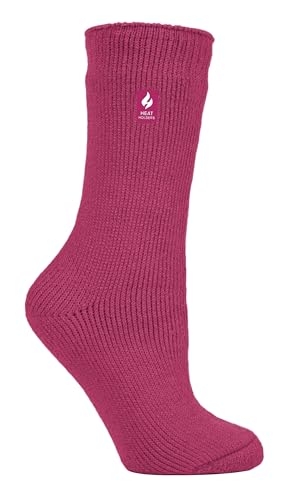 HEAT HOLDERS - Women's Original Ultimate Thermal Socks, One size 5-9 us (Rasberry)