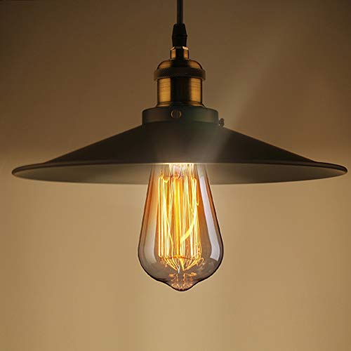 Preisvergleich Produktbild B2ocled Retro Pendelleuchte Industrie-Metall Lampenschirm E27 Hängeleuchte Lampenschirm Antik 30 cm