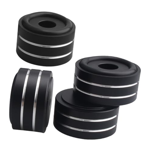 Housoutil 4pcs Speaker Isolation Feet Non- -Absorbing Amplifier Pads Audio Cushion for Speakers and Turntables