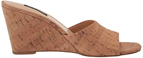 Nine West Women's Nesa Wedge Sandal, Natural Cork 110, 5 #TOP5