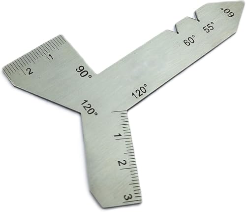 Buyohlic Universal Grinding Gauge 55, 60, 90, & 120 Degrees Angle Tool
