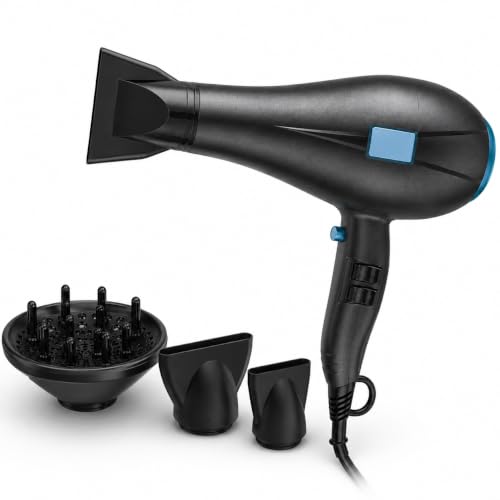 Imagen de KUKEN Secador De Pelo Profesional 2400W Iónico Gris