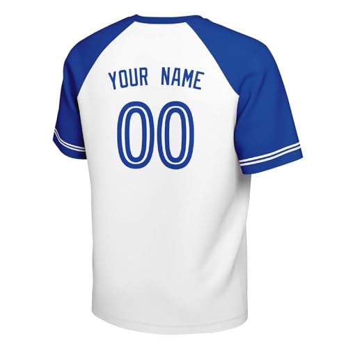 Image of ANTKING T-Shirt Custom Name Number Crewneck Short Sleeve for Men Youth Gifts