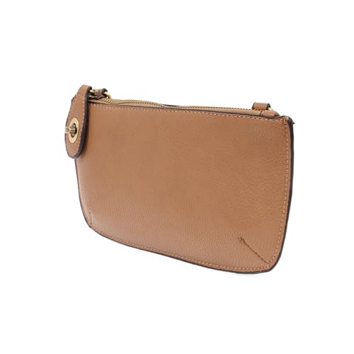 Image of Joy Susan Women's Fashion Purse Mini Crossbody Wristlet Clutch Handbag - Camel