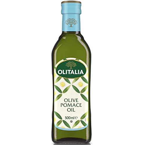 Image of Olitalia Pomace Olive Oil • Light Taste, High Smoke Point Imported Italian Cooking Olive Oil • Ideal for Indian Cooking, Frying, Sauteing & Baking, 16.91 fl oz ℮ 500 ml