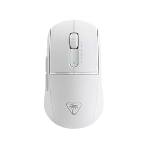 Turtle Beach Burst II Air – 2.4GHz Wireless Gaming Mouse: 47g Ultra Lightweight, Optical Switches, 26K DPI Optical Sensor, Bluetooth, 120h battery – White