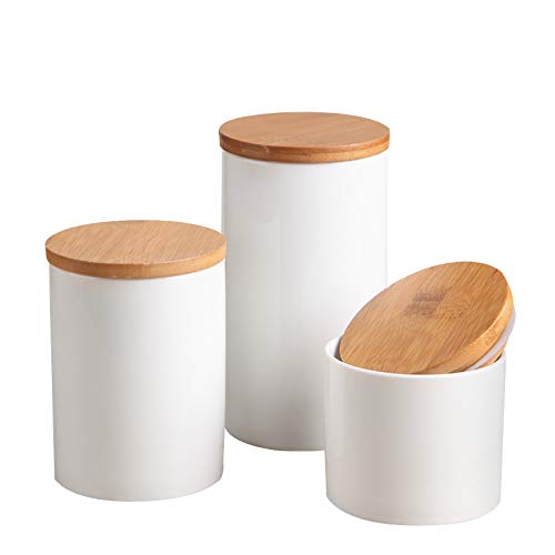 Frascos Herméticos De Cerámica De Cocina para Alimentos Diversos, Café, Té, Leche En Polvo, Frascos De Almacenamiento De Condimentos 3 Piezas