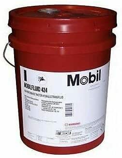 Mobil 424 Tractor Hydraulic Oil - 5 Gallon Pail - Prevent Corrosion - 5 lbs