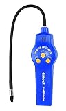  Elitech HLD-200 Detector de Fugas de Gas halógeno Detector de Fugas de Gas refrigerante - con indicador LED Dual Iluminado de Manera confiable en Negativo