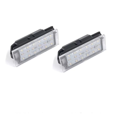 Lámpara LED para placa matrícula de coche Dacia Logan en viajes nocturnos