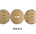 LuckyGuard 100 PCS 6 Inch PSA Sanding Discs 220 Grit Sandpapers Self Adhesive Sticky-Back Sandpaper for Deburring and Blending Sanding Discs Roll Application on Industrial and Woodworking