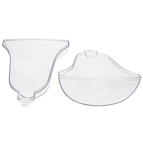 Bestpysanky SGH-0025 Set Of 3 Clear Plastic Bell Ornaments 3.7 Inches  thumb #3