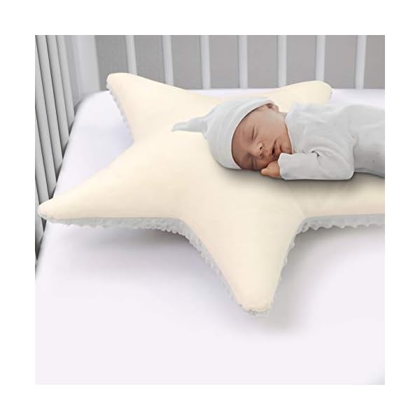 Kissen Stern Sternchen Zierkissen ca. 28 cm Kinderzimmer Zimmer Deko Plüschkissen Sternkissen Baby Kinder Dekokissen mit… – Bild 6