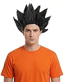 Miccostumes Men's Dragon Ball Goku Cosplay Wig (Black)