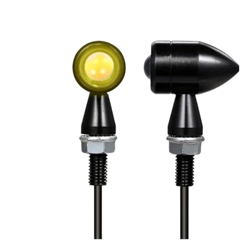 Motocicleta Luz Señal Giro Indicador Luz De Señal De LED para Motocicleta, Luz Intermitente Tipo Bala para Motocicleta, Lámpara De Señal LED, Lámpara De Freno para Motocicleta