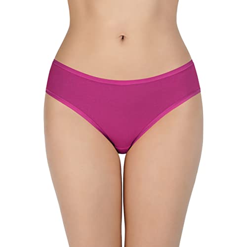 Image of Amante Solid Low Rise Cotton Bikini Panty Pack(Pack of 3)