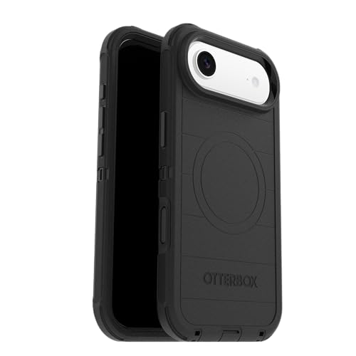 Image of OtterBox iPhone Air Defender Pro Series Case - Black - Tough, Rugged & Durable iPhone Case, Snaps on MagSafe
