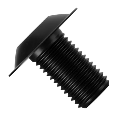 M6 (6mm x 50mm) Black Zinc Flake 10.9 Flanged Button Head Screws Allen Socket Bolts Screws (Pack of 20) M14ABC - Image 2