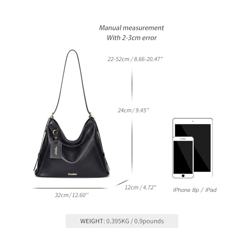 Cnoles Hobo Bag For Women Ladies Fashion Leather Handbag And Purses Tote Shoulder Satchel Crossbody Bags Top Handle Purse3