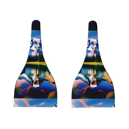 Baby Beanie Mountain Majesty Knotted Hat - Soft, Warm, Comfortable, Headwear for Newborns, 0-6 Months Black3