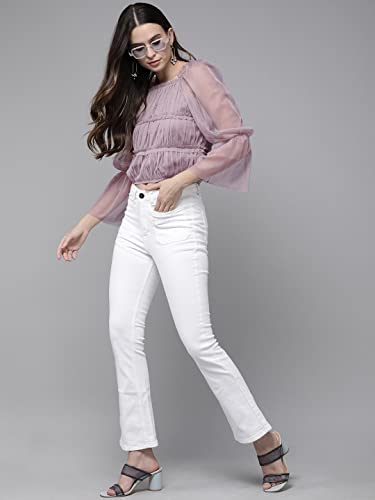 Image of Rare Women's Solid Regular Fit Blouse