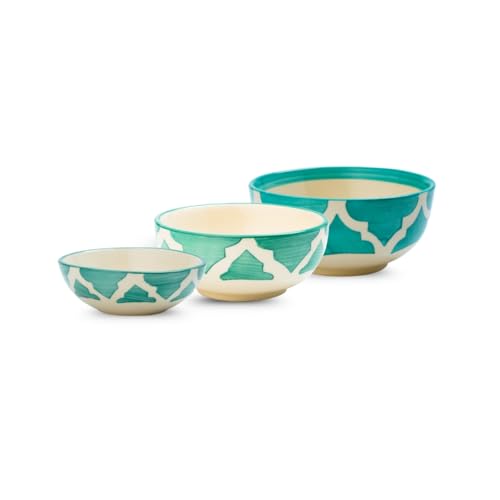 Image of Eco-Friendly Ceramic Dinner Set | 5-Piece Crockery Set | Lightweight & Durable Dining Set | Seafoam Green Plates (7 inch & 8 inch) & Ramen Snack Bowls (75ml, 125ml, 200ml) | Perfect for Gifting