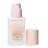 Makeup Revolution, Skin Silk Serum Foundation, Light to Medium Coverage, Contains Hyaluronic Acid, F2, 23ml