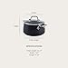 All-Clad HA1 Expert Hard Anodized Nonstick Stock Pot with Lid (4 Qt) For Pasta, Soup, Dishwasher-Safe, Oven-Safe Up to 500°F Compatible with All Stovetops (Gas, Electric & Induction) - Black