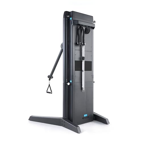 Image of Echelon Strength Pro Commercial Grade Smart Wall-Mounted Trainer with 24 inch HD Touchscreen, 132 lb Digital Resistance Per Arm, Guided Workouts, WiFi Enabled