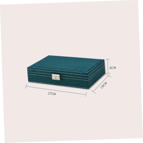 Boîte de rangement à bijoux vert pour sublimer votre coiffeuse à la maison - 7