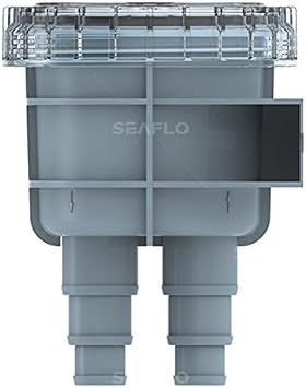 SEAFLO Raw Cooling Water Intake Basket Strainer for Seawater Marine & Boat