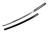 Onikiri F-906-BK Handmade Japanese Shirasaya Samurai Katana Sword Sharp, 40