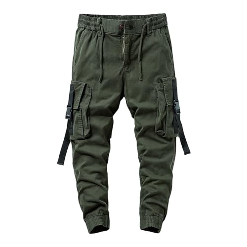 Jogging tenue sport homme avec poches cargo vêtement d'été vintage