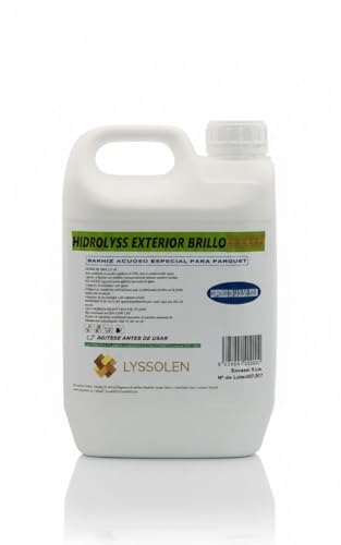 LYSSOLEN - Barniz Exterior para Madera al Agua - Acabado Mate 2L - Barniz Acrílico de Alta Protección UV y Resistencia Climática - Protección y Decoración para Maderas de Exterior - Incoloro