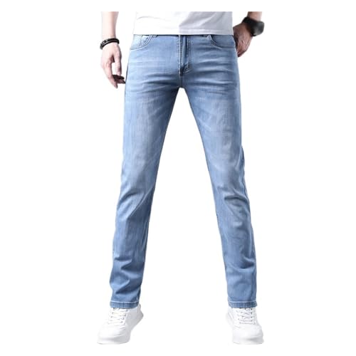 Stretch Skinny Jeans Casual Cotton Denim Slim-fit Pants Streetwear