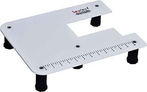 Image of Sewfect Sewing Machine Extension Table fits Usha Janome Allure, Allure Dlx - Regular Size 11.5 inch x 15 inch