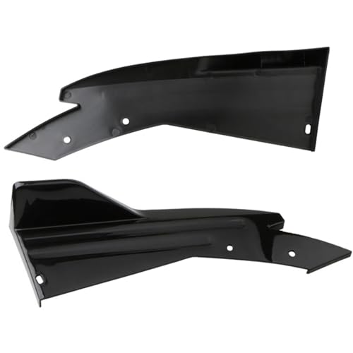 Ailerons pare-chocs arrière voiture universels noir brillant anti-rayures et crash
