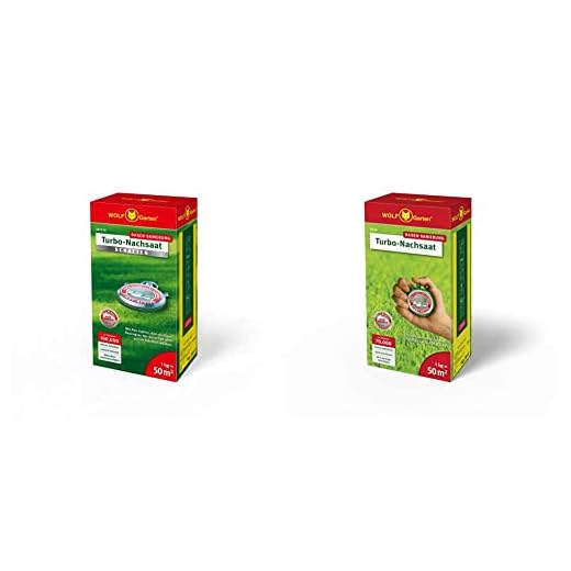 WOLF-Garten - Turbo-Nachsaat Schatten L-RS 50 m², rot & - Turbo-Nachsaat LR 50; 3826030