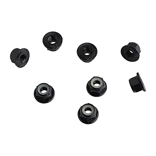 Gdool WN-BK-8 8Pcs Flange M4 Lock Nuts Serrated Nylon Self-Tightening Aluminum M4 Wheel Hardware thumb #4