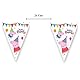 BeenSmile, Peppa Wutz Geburtstagsgirlande, Geburtstag Dekoration für Kinder, Kinderpartys, Geburtstage und Feiern, Partyartikel, 1 Partygirlande