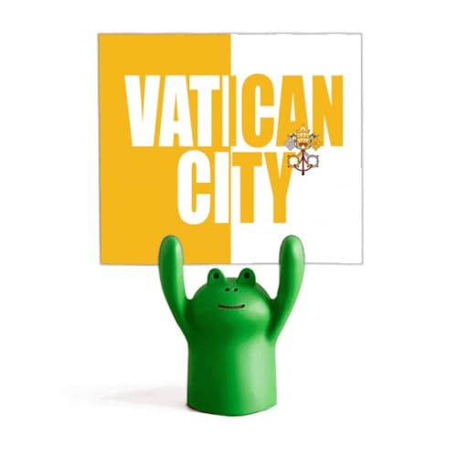 Porte-nom Vatican grenouille : sublimez vos tables de réception