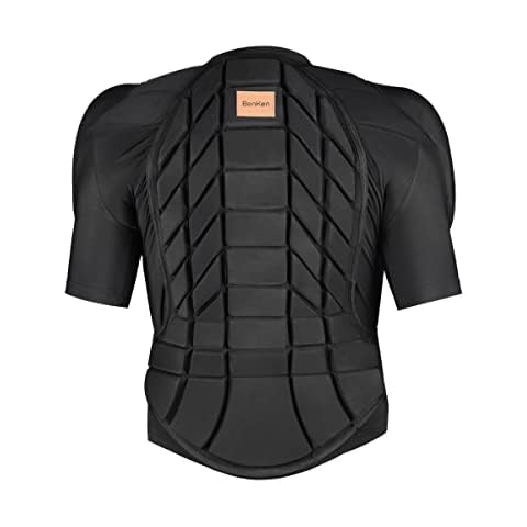 BenKen Ultra Light Protective Gear Skiing Body Armor Spine Back Protector Outdoor Sports Anti-Collision Clothing for Snowboard Skating Skiing Riding Motorcycle Motocross Size XL Cover