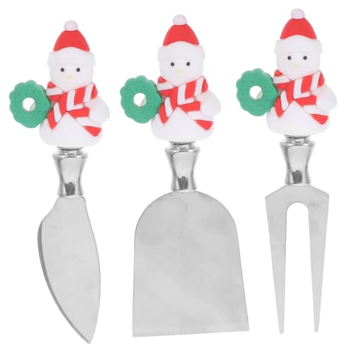 HEMOTON 3pezzi Affettatrice per Formaggio in Acciaio Inox Forchetta per Formaggio Accessori da Cucina Multifunzione per Affettare e Tagliare Fette